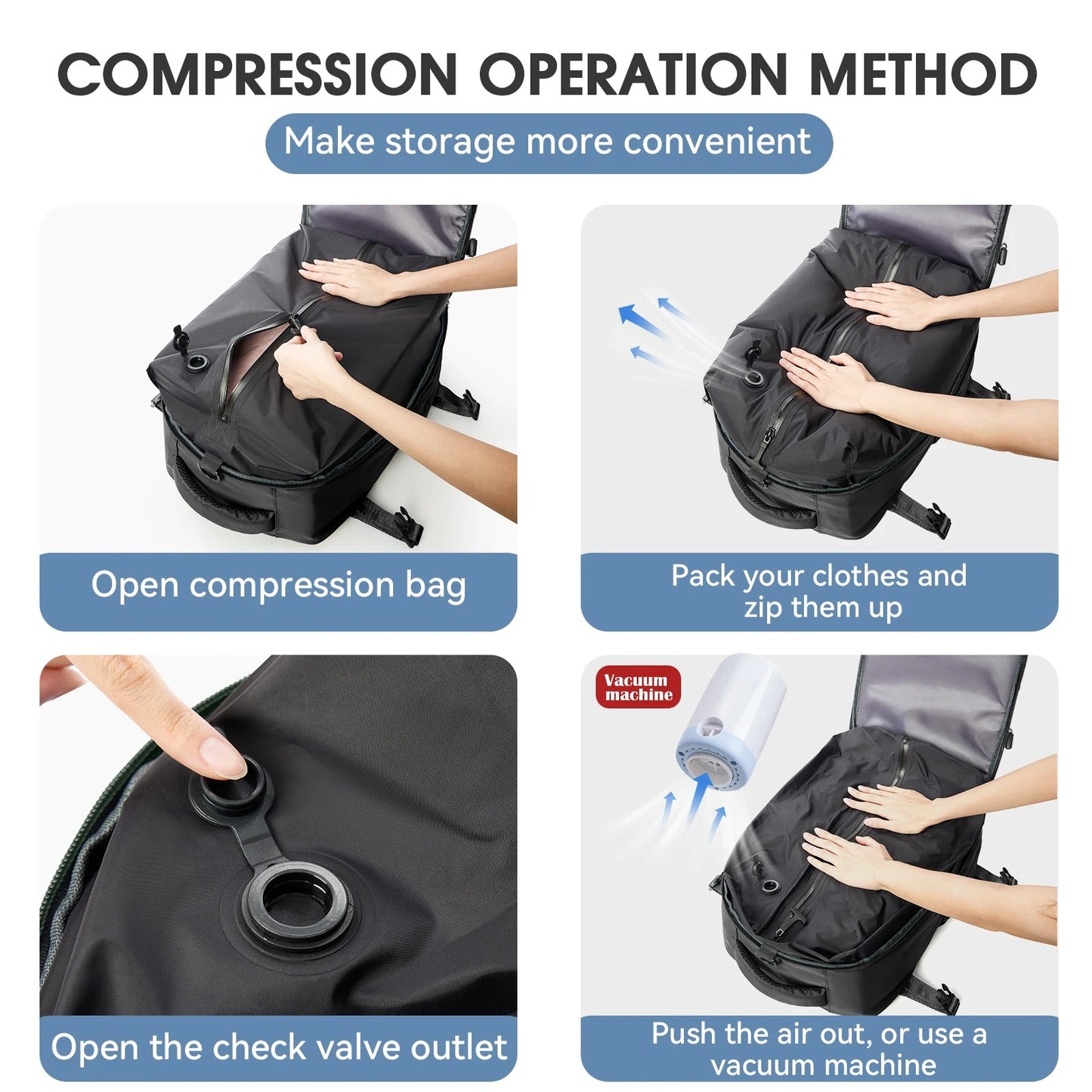 Travel backpack